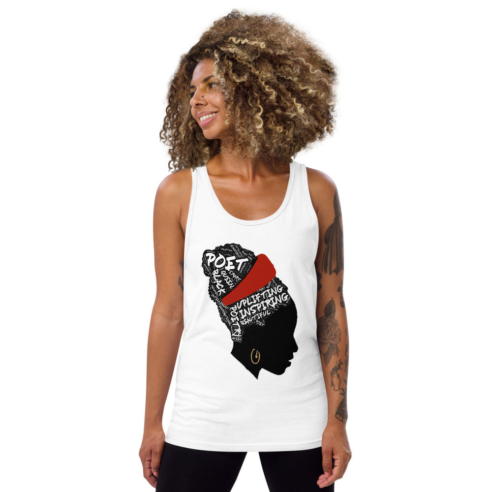 Amanda Gorman The Hill We Climb Poem 2021 Presidential Inauguration Souvenir  Unisex Tank Top