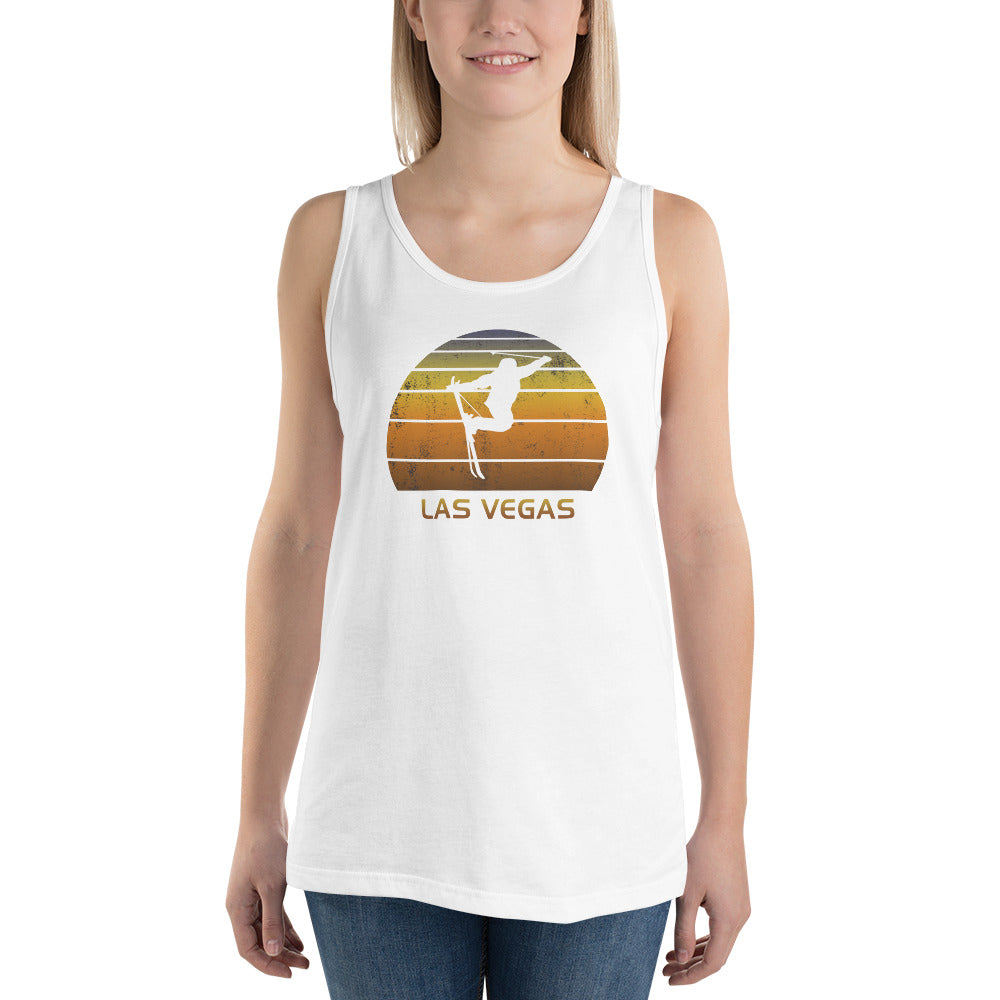 Funny Ski Las Vegas Skiing Joke Unisex Tank Top