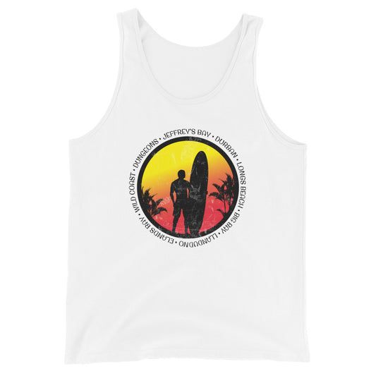 Cool South Africa Surf Fan Surfing Lover Beach Unisex Tank Top