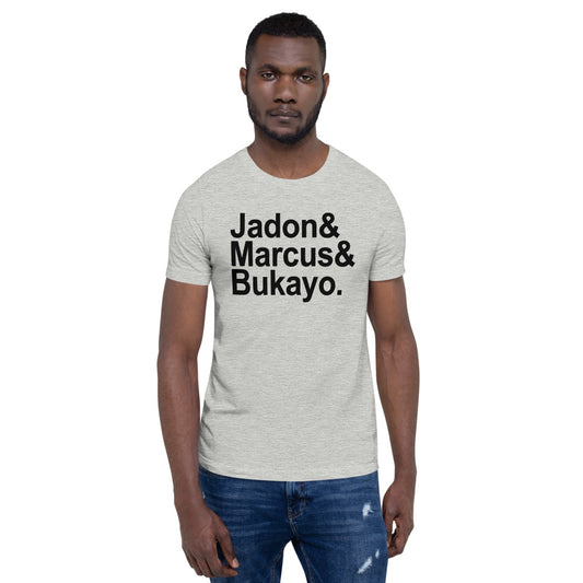 Jaydon Marcus Bukayo Slogan Soccer Football Fan Unisex T-Shirt