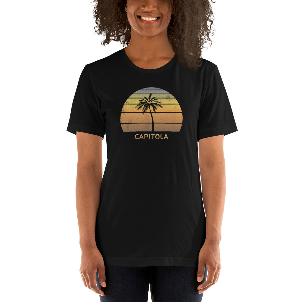 Vintage Capitola California Beach Sunset Unisex T-Shirt