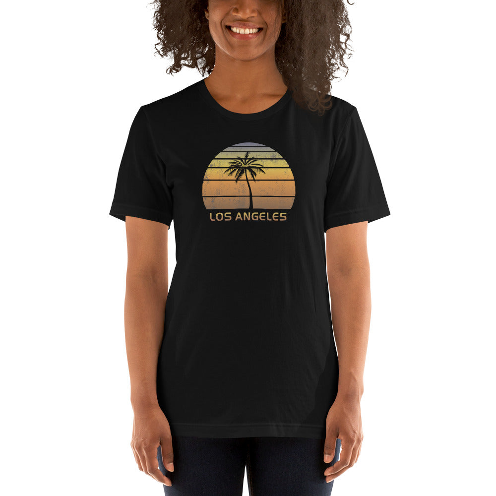 Vintage Los Angeles California Beach Sunset Unisex T-Shirt