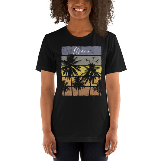 Retro Miami Florida Beach Vacation Souvenir Unisex T-Shirt