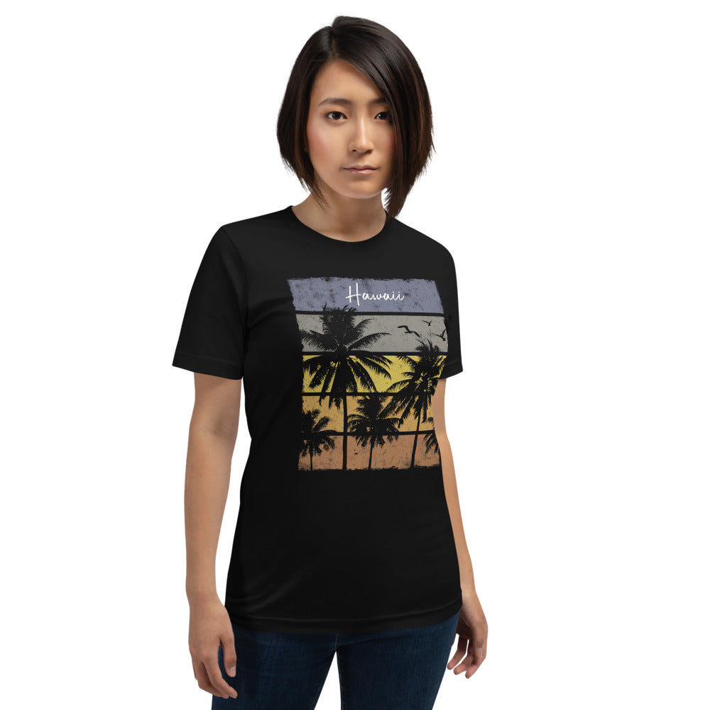 Retro Hawaii Unisex T-Shirt Beach Vacation Souvenir