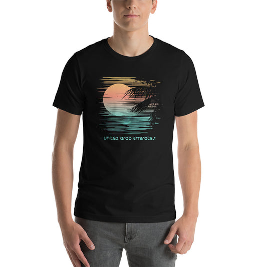 United Arab Emirates Vacation Souvenir UAE Artistic Unisex T-Shirt