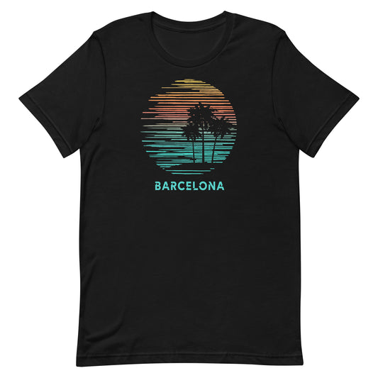 Barcelona Spain Souvenir Vacation Artistic Unisex T-Shirt