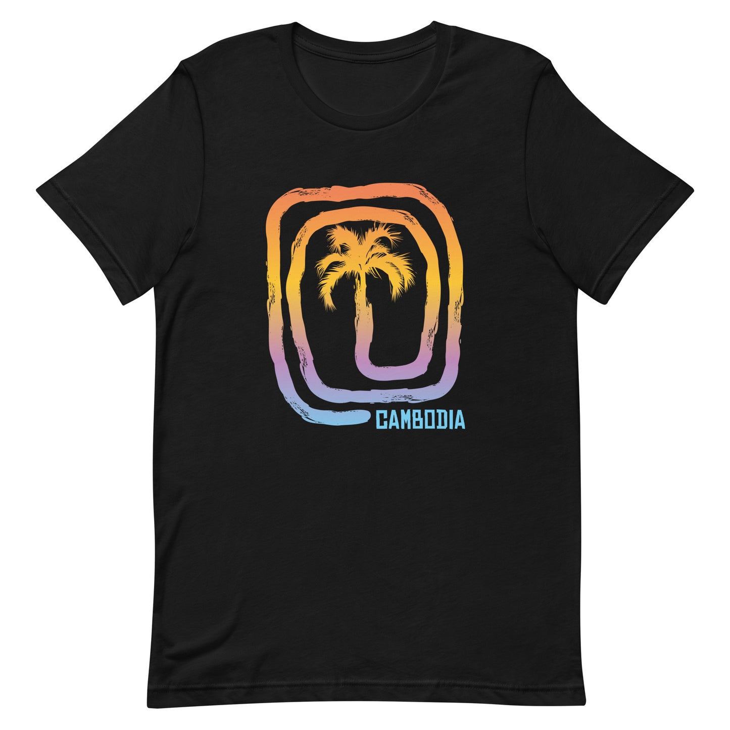 Cool Cambodia Palm Tree Souvenir Vacation Unisex T-Shirt