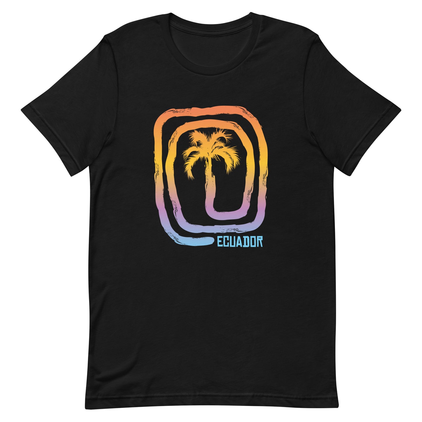 Cool Ecuador Palm Tree Souvenir Vacation Unisex T-Shirt