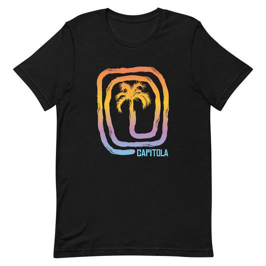 Cool Capitola California Palm Tree Souvenir Vacation Unisex T-Shirt