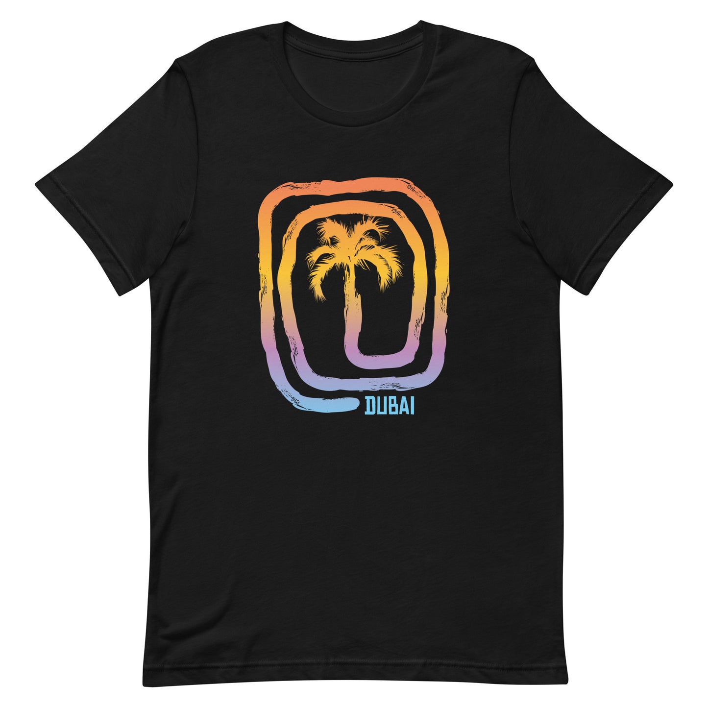Cool Dubai UAE Palm Tree Souvenir Vacation Unisex T-Shirt