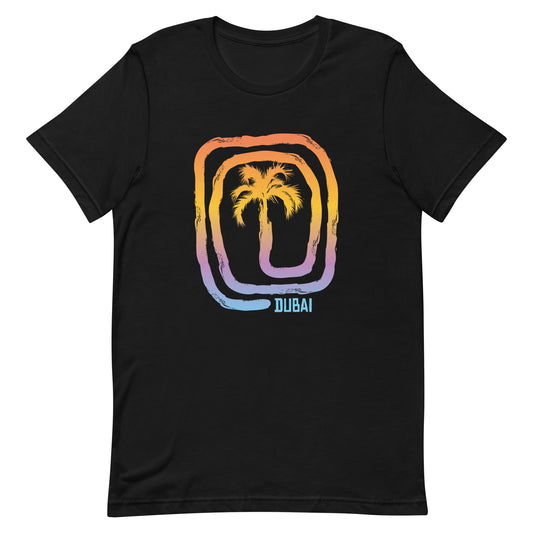 Cool Dubai UAE Palm Tree Souvenir Vacation Unisex T-Shirt