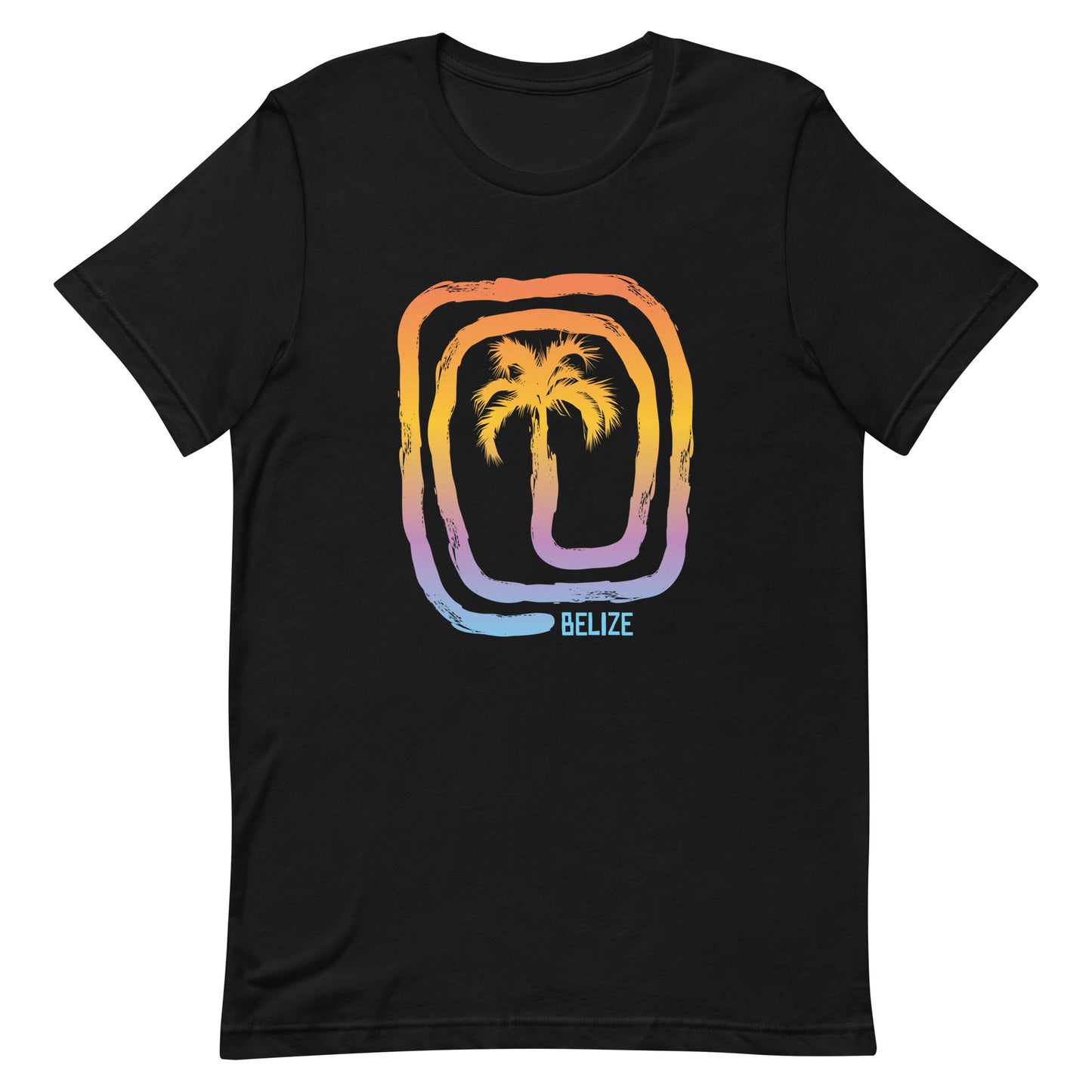 Cool Belize Beach Palm Tree Vacation Souvenir Unisex T-Shirt