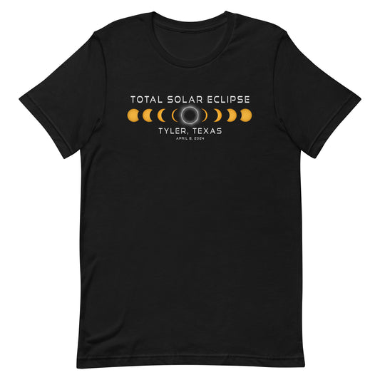 Tyler Texas Solar Eclipse 2024 April 8 Souvenir Unisex T-Shirt