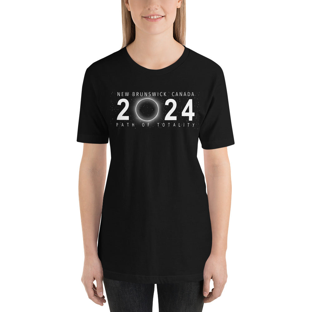 Solar Eclipse New Brunswick Canada April 8 2024 Unisex T-Shirt