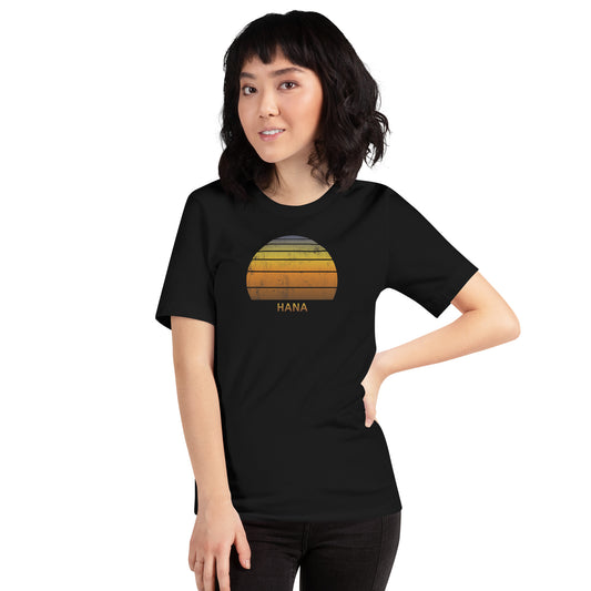 Retro Hana Maui Hawaii Sunset Unisex T-Shirt