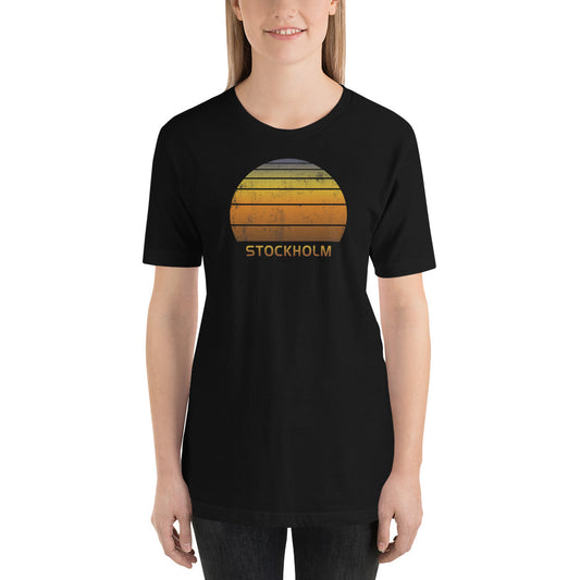 Retro Stockholm Sweden Vacation Souvenir Unisex T-Shirt