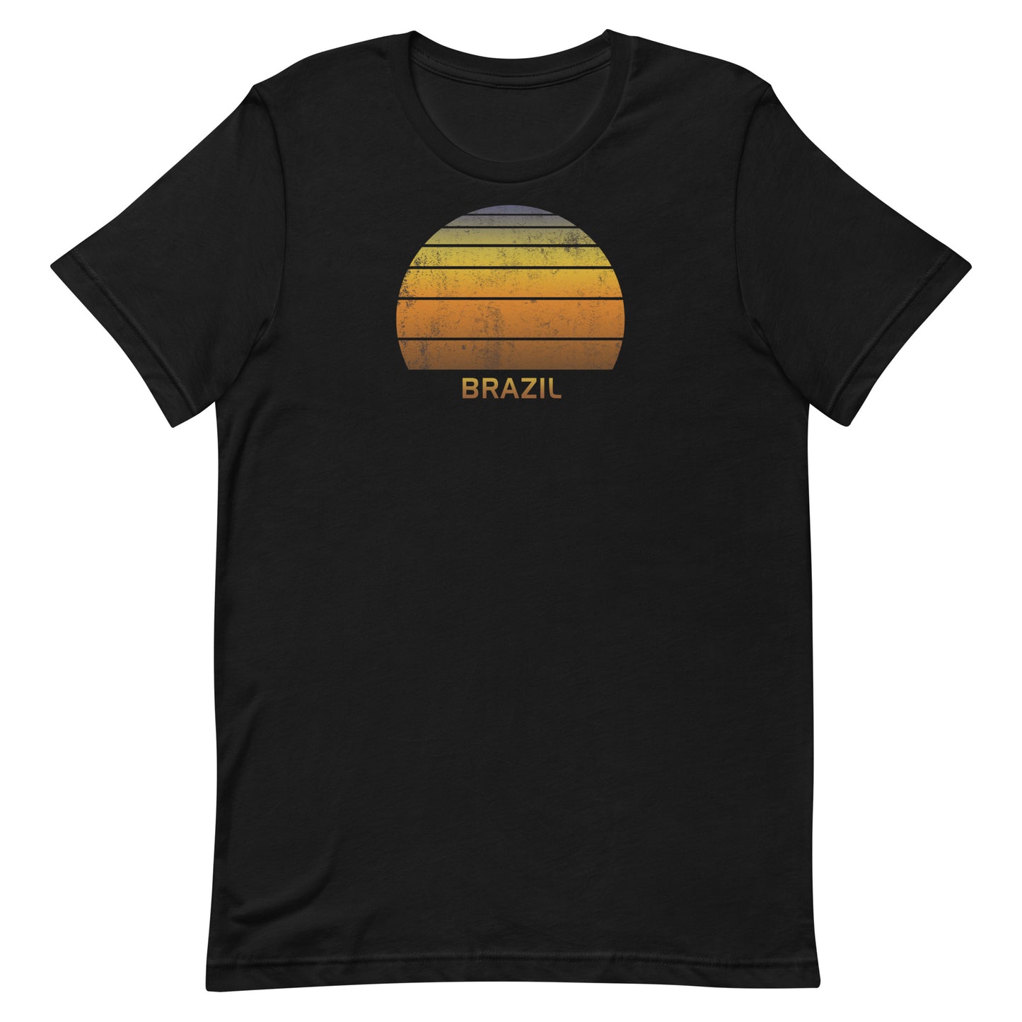 Retro Brazil Vacation Souvenir Sunset Unisex T-Shirt