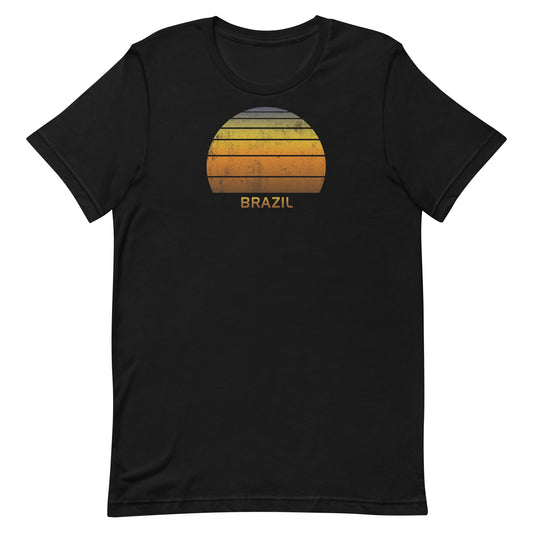 Retro Brazil Vacation Souvenir Sunset Unisex T-Shirt