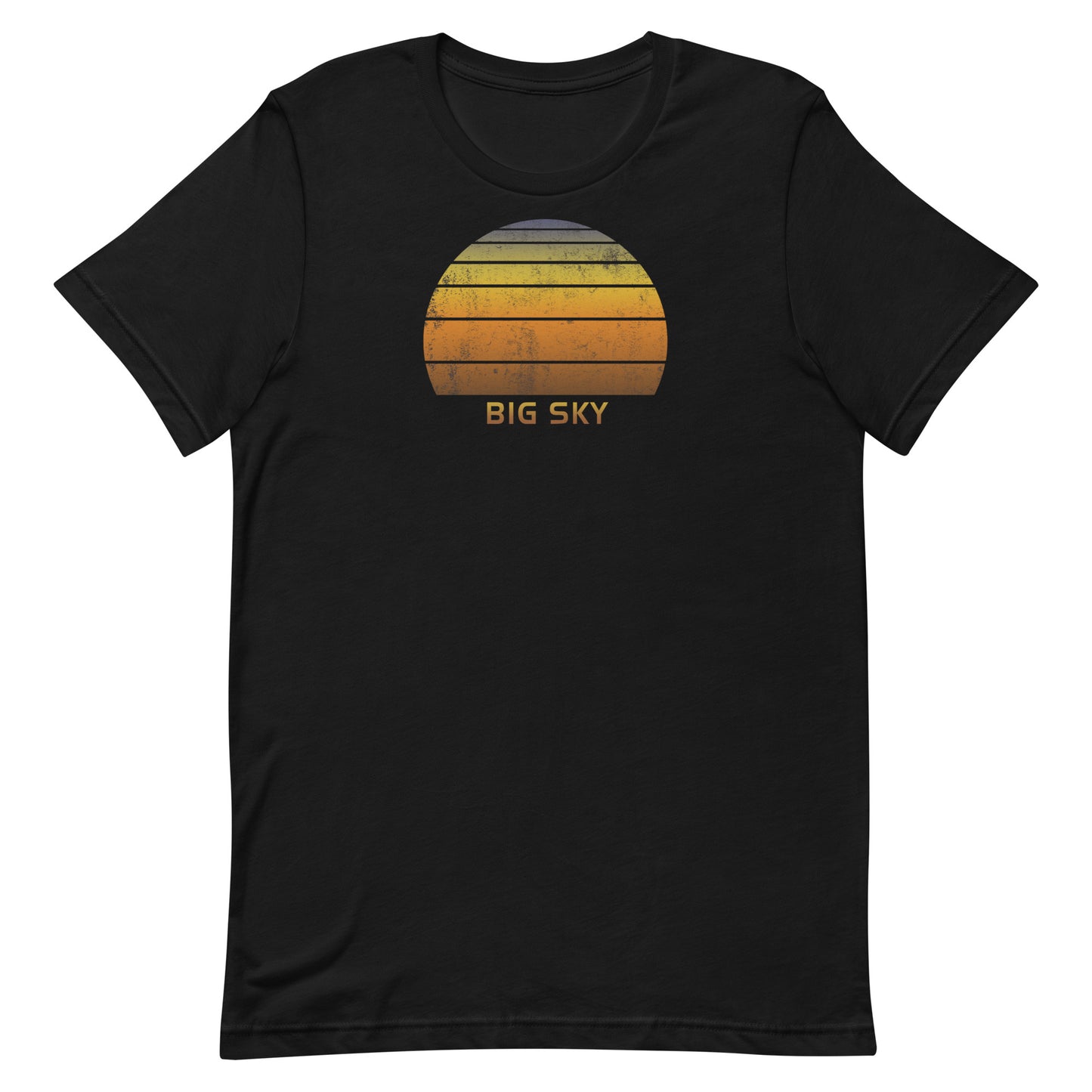 Retro Big Sky Montana Vacation Souvenir Unisex T-Shirt