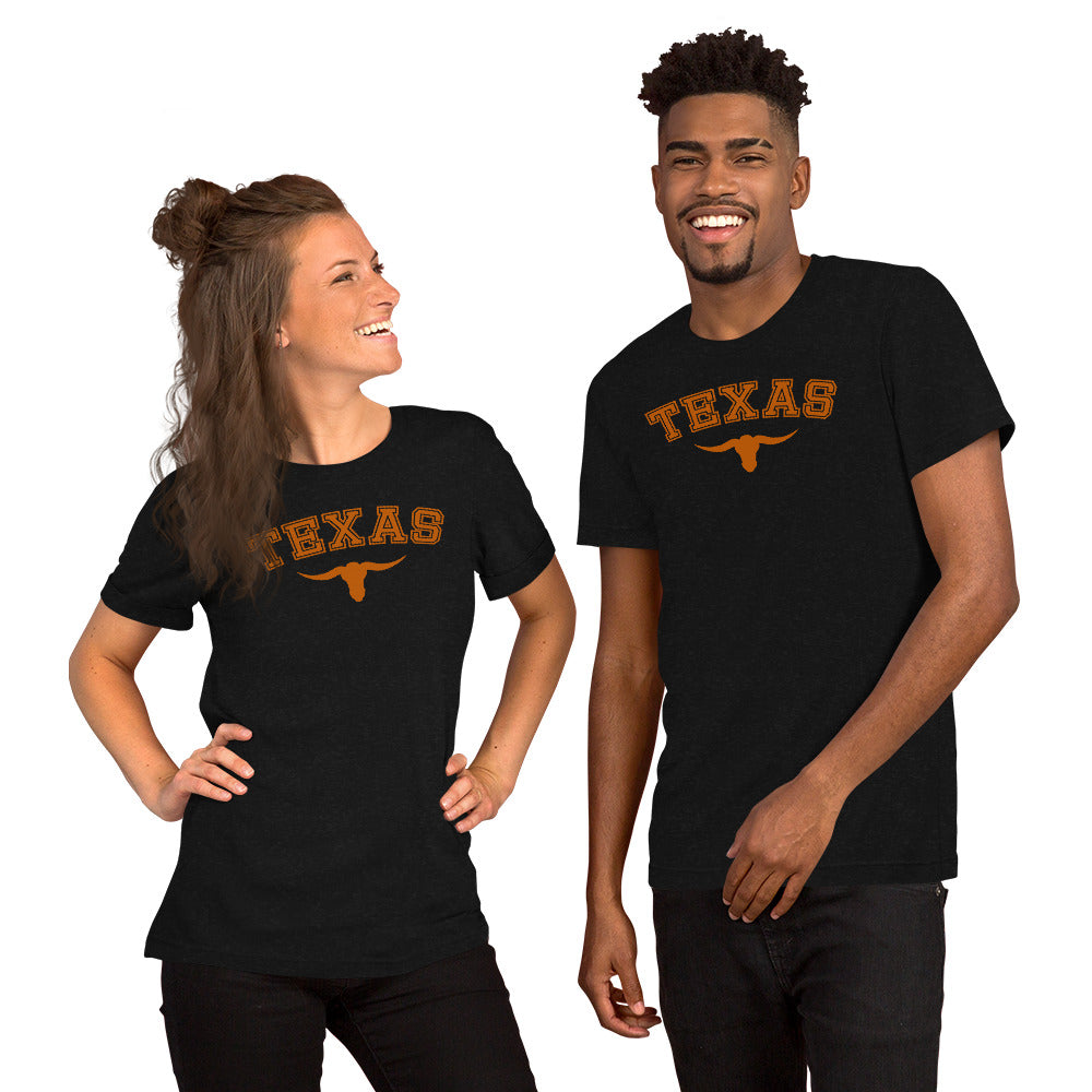 State Of Texas Fan Long Horn College Football Unisex T-Shirt