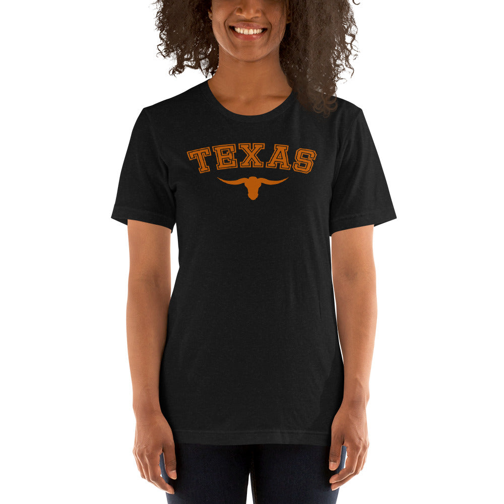 State Of Texas Fan Long Horn College Football Unisex T-Shirt