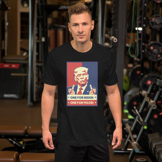 Anti Pelosi Joe Biden MAGA Pro Trump 2024 Supporter Republican Funny Political Unisex T-Shirt