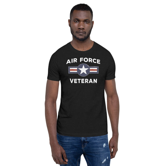 U.S. Air Force Military Service Active Retired Veteran Appreciation Unisex T-Shirt