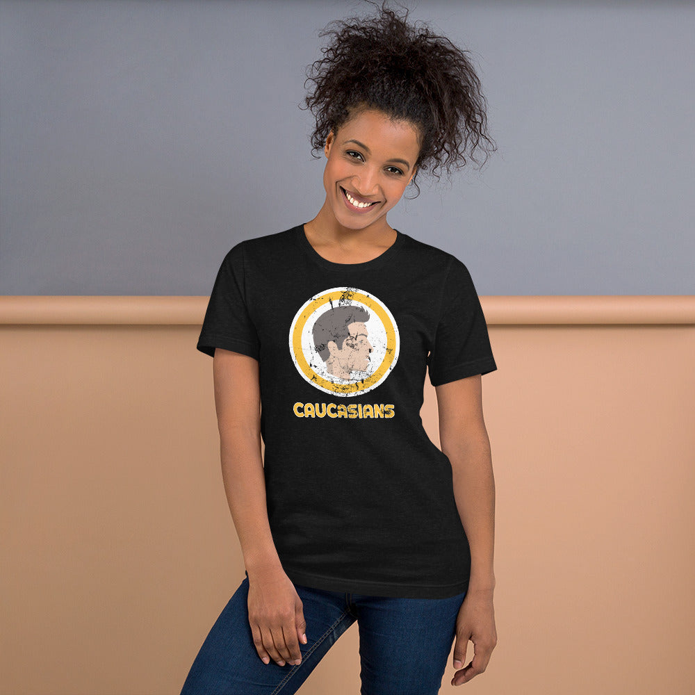 Washington Caucasians Funny Pro Football Parody Unisex T-Shirt