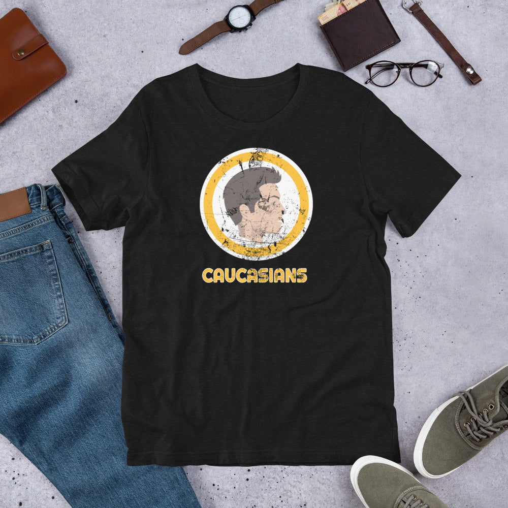 Washington Caucasians Funny Pro Football Parody Unisex T-Shirt