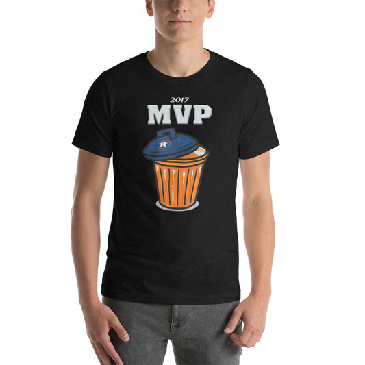 Anti Houston Baseball Funny Trash Can MVP Sarcastic Unisex T-Shirt