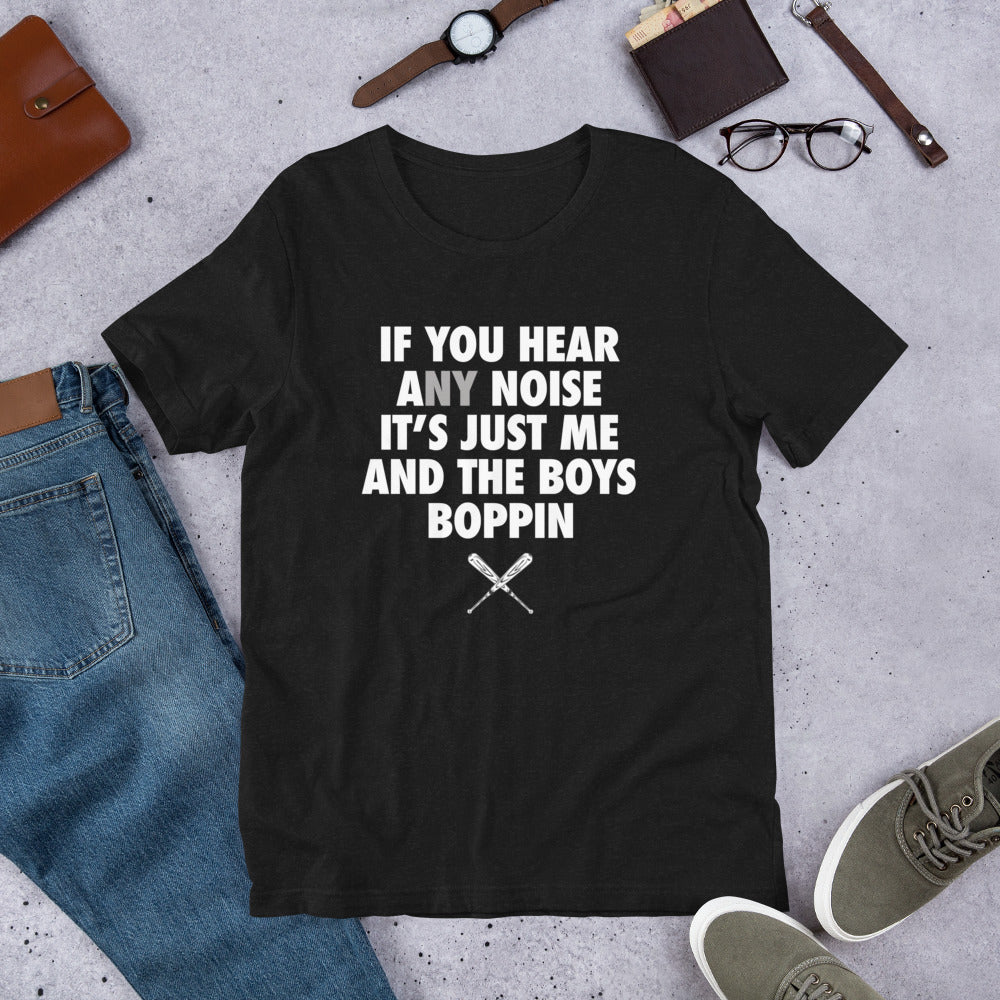 New York Baseball Fan Funny Boys Boppin Quote NY Unisex T-Shirt