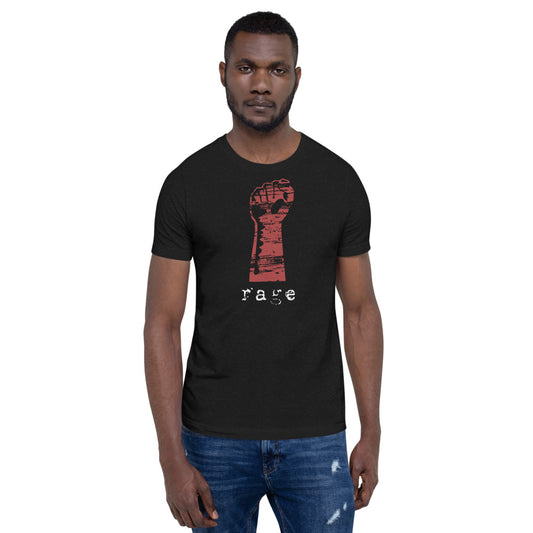 Rage Rock Music Fan Fist Unisex T-Shirt