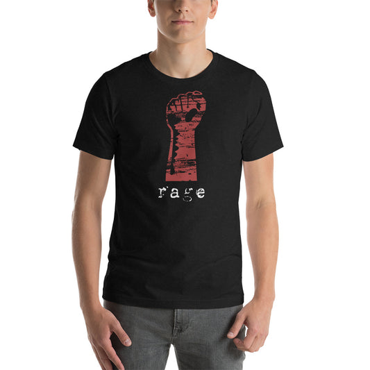 Rage Rock Music Fan Fist Unisex T-Shirt