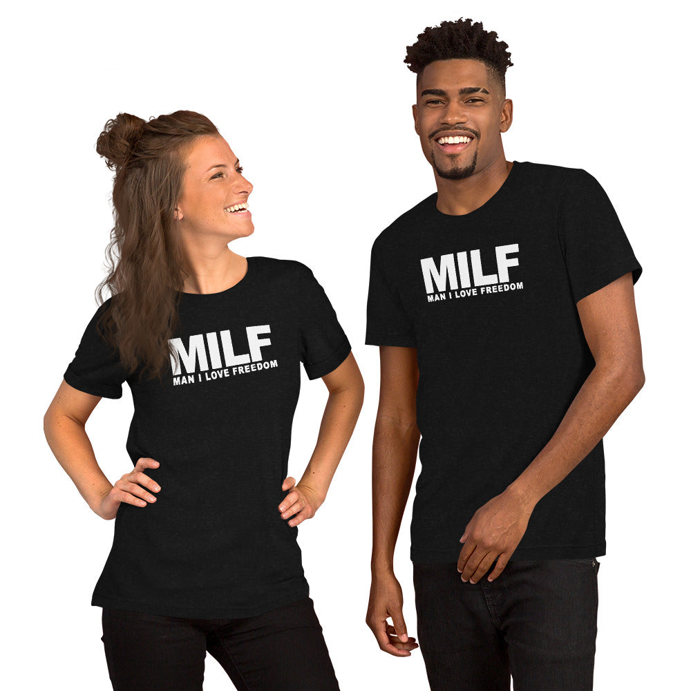 Funny MILF USA  Freedom Joke  Unisex T-Shirt