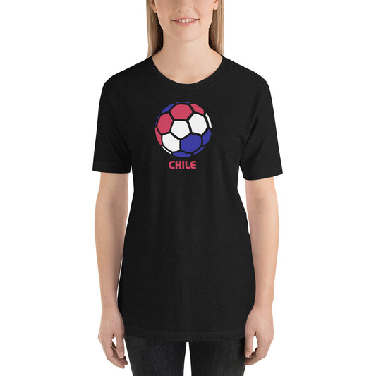 Chile National Soccer Team Football Country Flag Pride Unisex T-Shirt