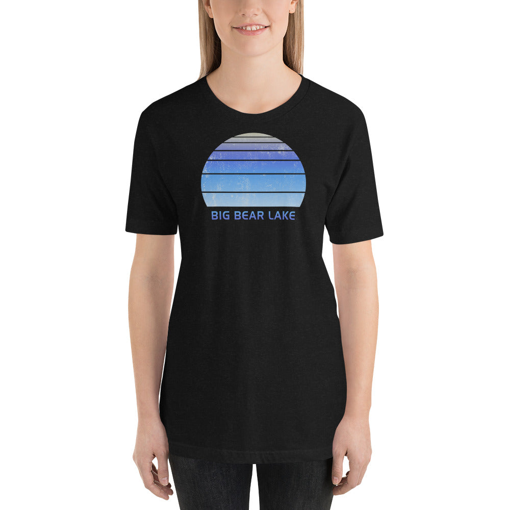 Retro Big Bear Lake California Ski Skiing Fan Unisex T-Shirt