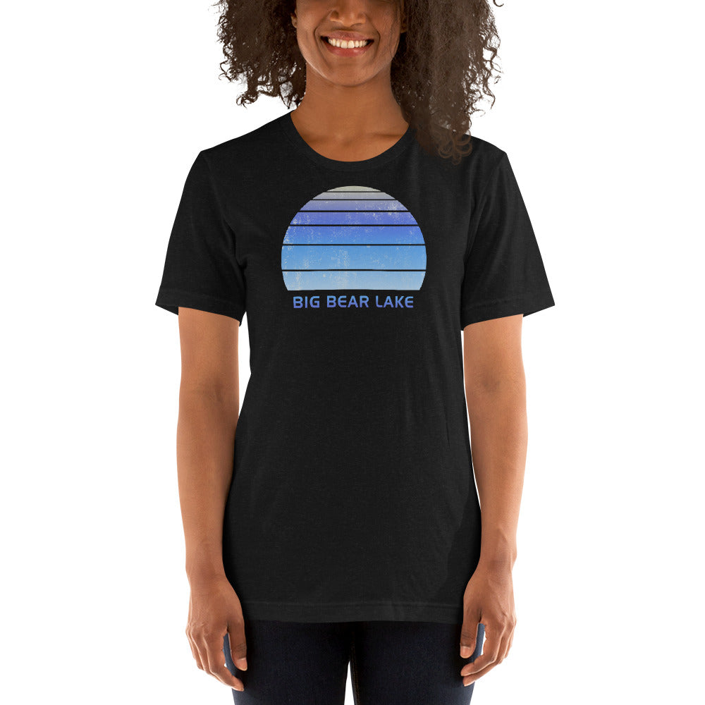 Retro Big Bear Lake California Ski Skiing Fan Unisex T-Shirt