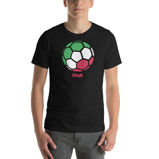 Iran National Soccer Team Football Country Flag Pride Unisex T-Shirt