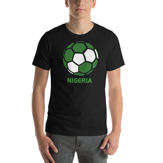 Nigeria National Soccer Team Football Country Flag Pride Unisex T-Shirt