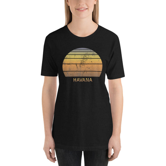 Retro Havana Cuba Beach Vacation Souvenir Unisex T-Shirt