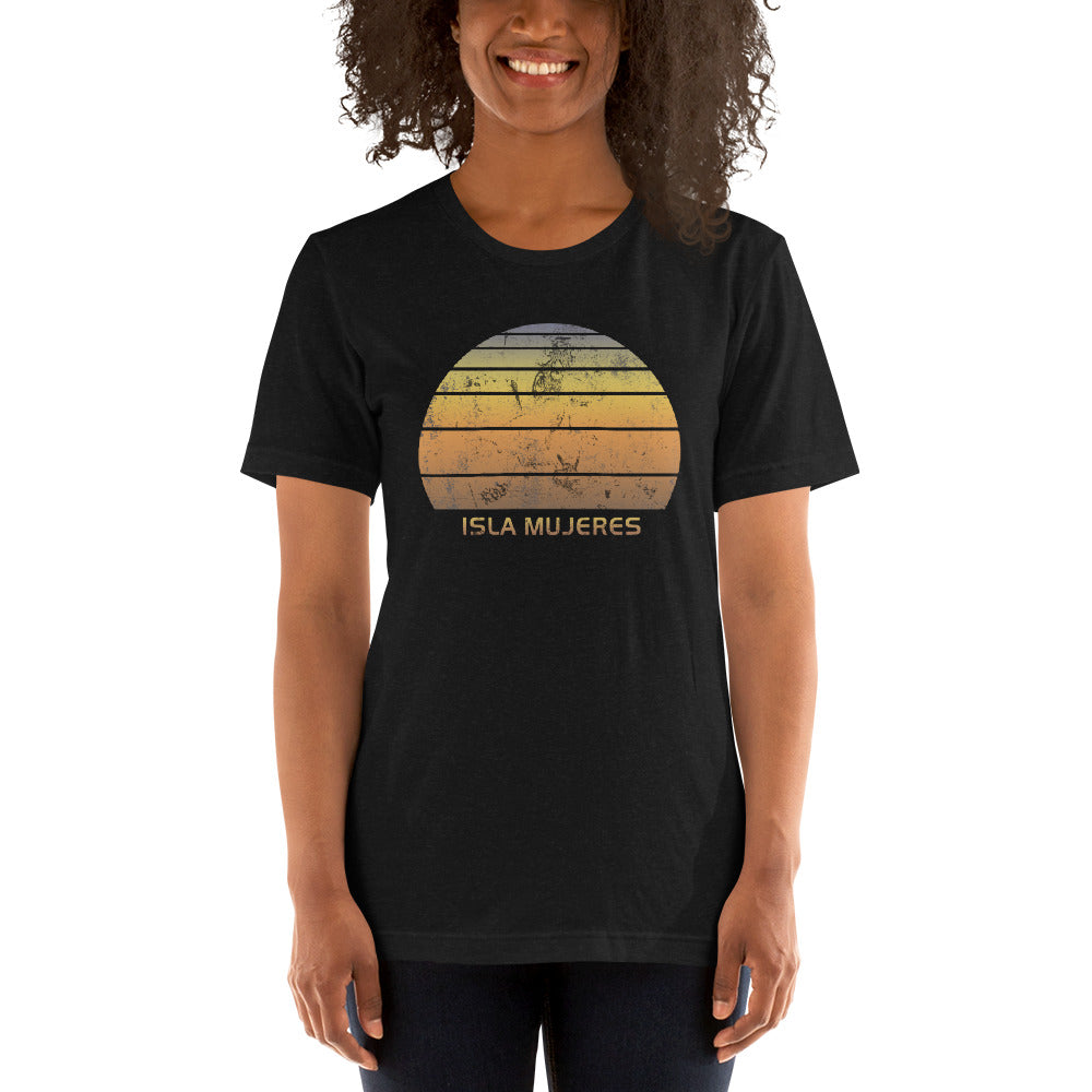 Retro Isla Mujeres Mexico Mexican Beach Vacation Souvenir Unisex T-Shirt