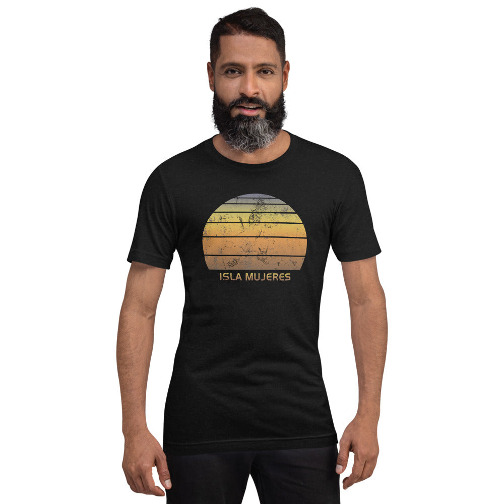 Retro Isla Mujeres Mexico Mexican Beach Vacation Souvenir Unisex T-Shirt