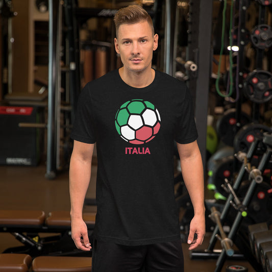 Italia National Soccer Team Football Country Flag Pride Unisex T-Shirt