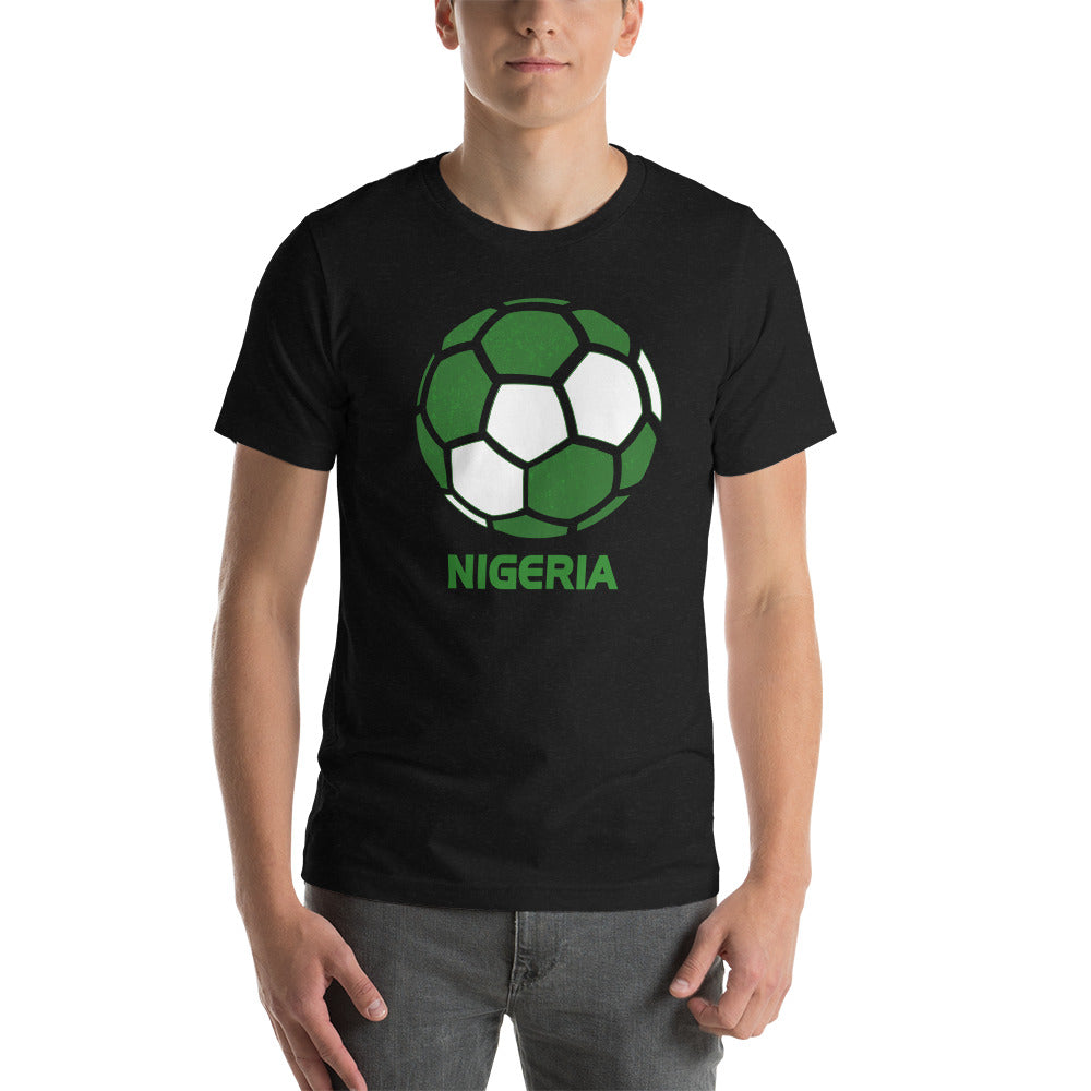 Nigeria National Soccer Team Football Country Flag Pride Unisex T-Shirt