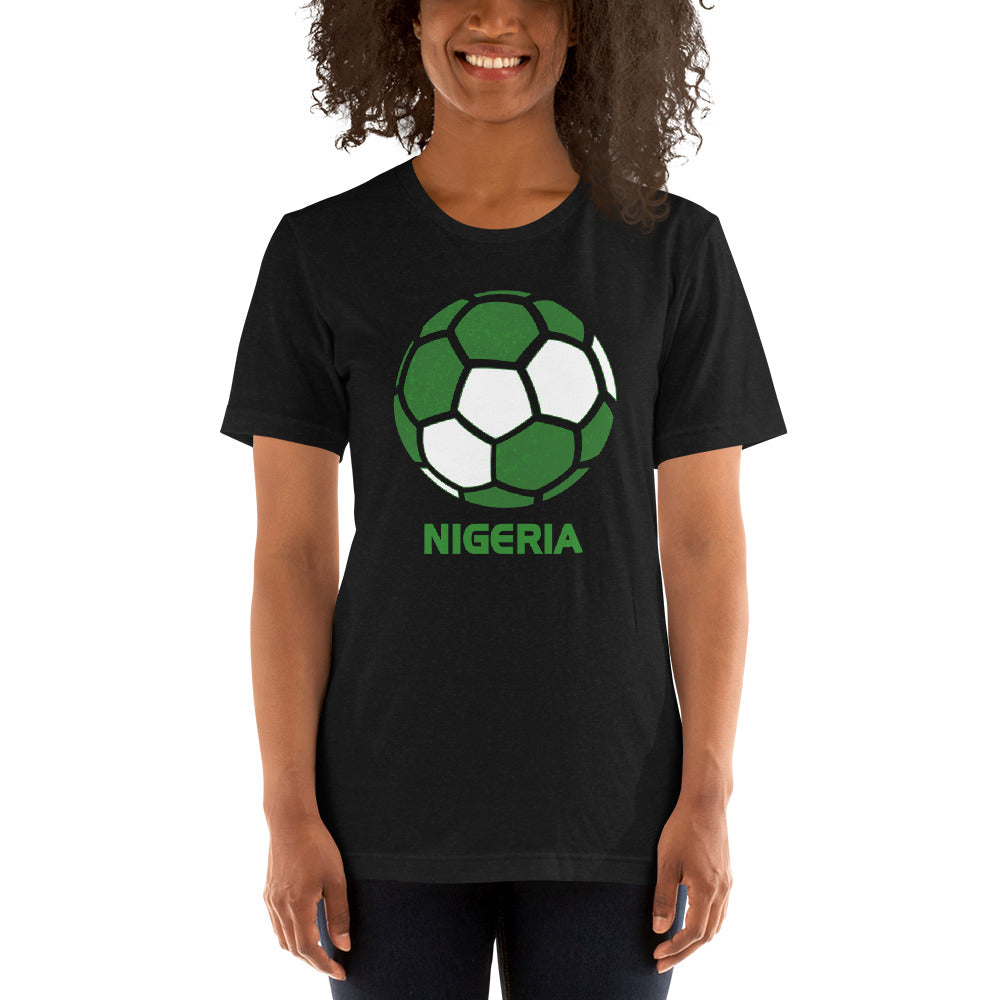 Nigeria National Soccer Team Football Country Flag Pride Unisex T-Shirt