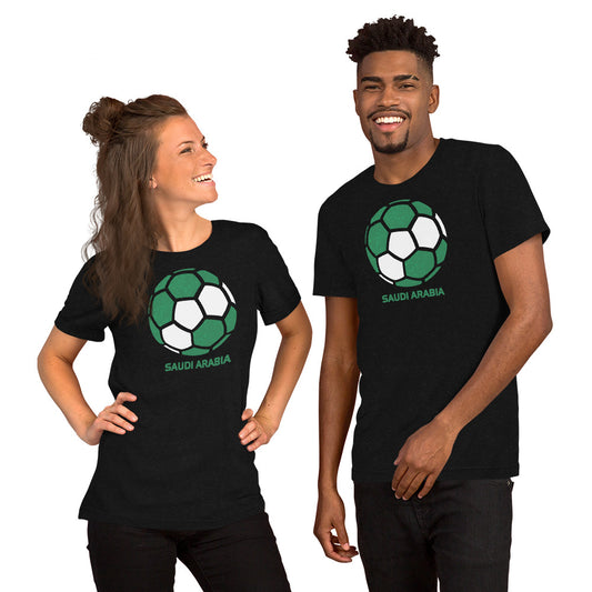 Saudi Arabia National Soccer Team Football Country Flag Pride Unisex T-Shirt