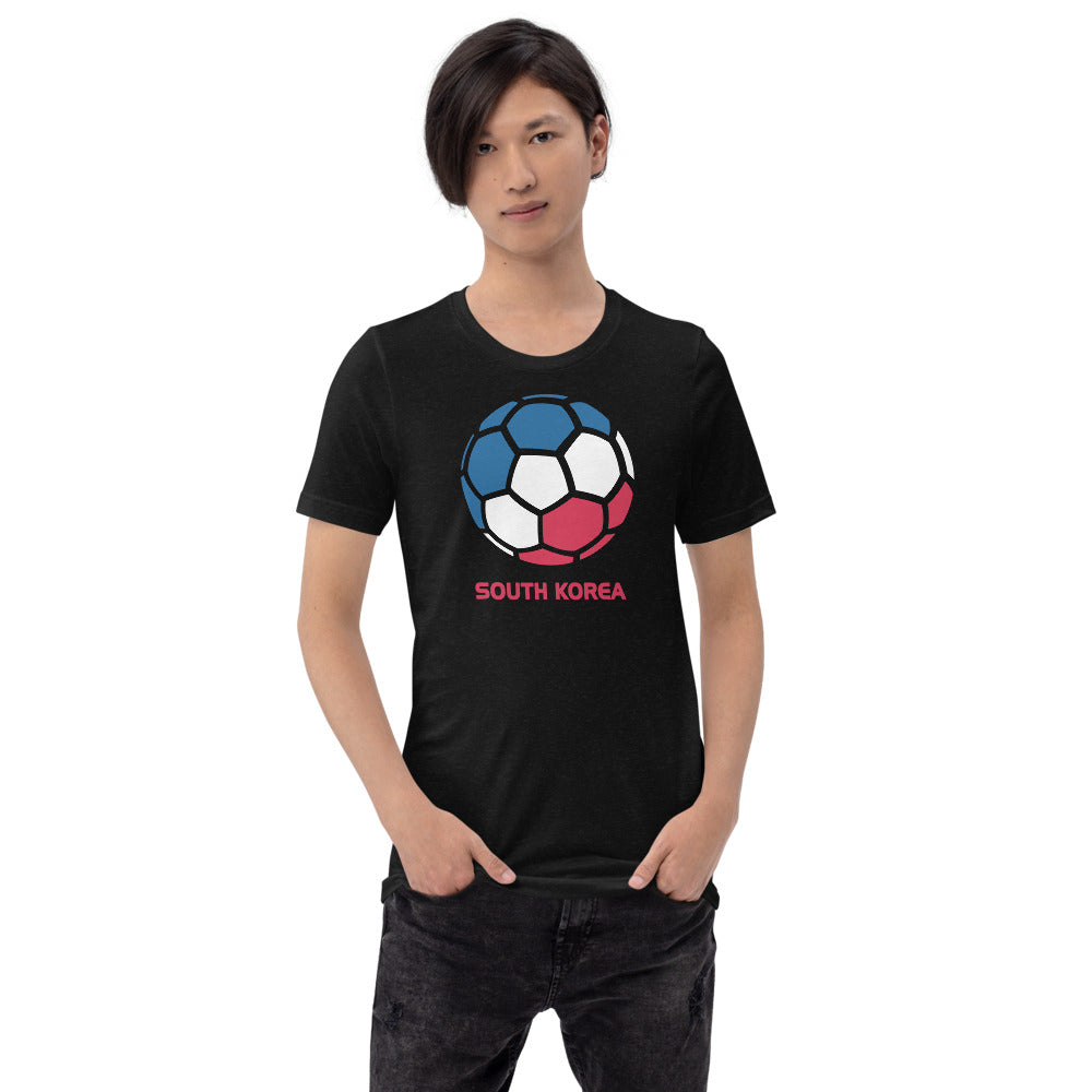 South Korea National Soccer Team Football Country Flag Pride Unisex T-Shirt