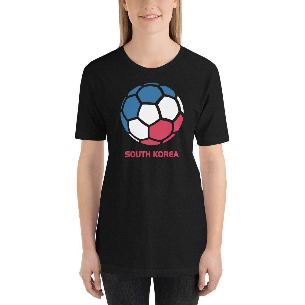 South Korea National Soccer Team Football Country Flag Pride Unisex T-Shirt