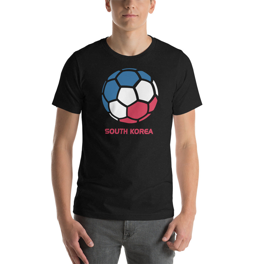 South Korea National Soccer Team Football Country Flag Pride Unisex T-Shirt