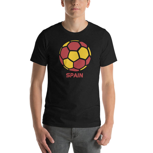 Spain National Soccer Team Football Country Flag Pride Unisex T-Shirt